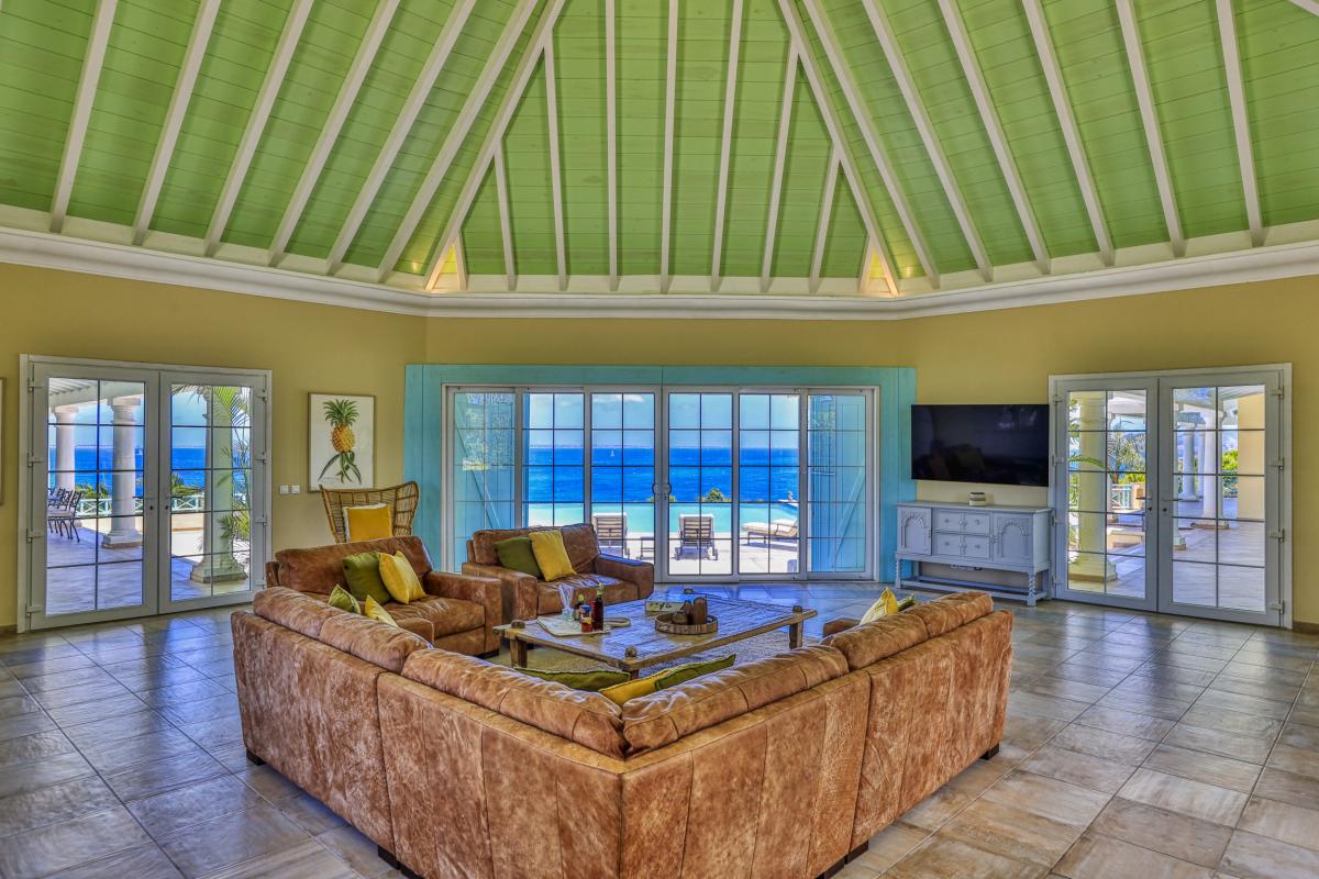 A louer villa 4 chambre Terres Basses Saint Martin_ Salon - 9